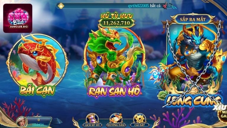 Bắn Cá Long Cung – Đồ họa 3D mãn nhãn, nổ hũ cực đã