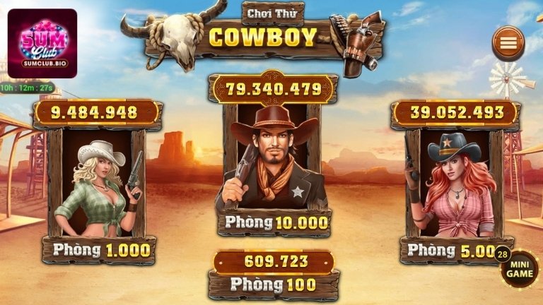 Bối cảnh & cảm hứng thiết kế trò Huyền Thoại Cowboy SumClub