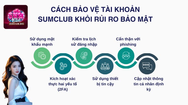 Cách bảo vệ tài khoản SumClub khỏi rủi ro bảo mật