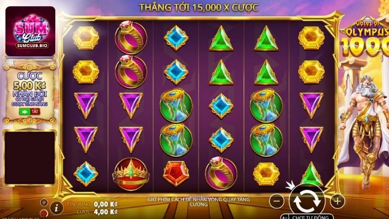 Gates of Olympus – Bước vào đền thần, săn thưởng sấm sét