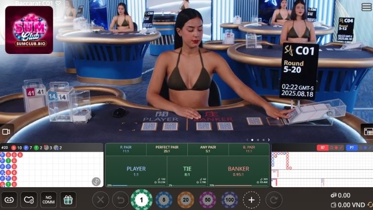 Giới thiệu Baccarat SumClub
