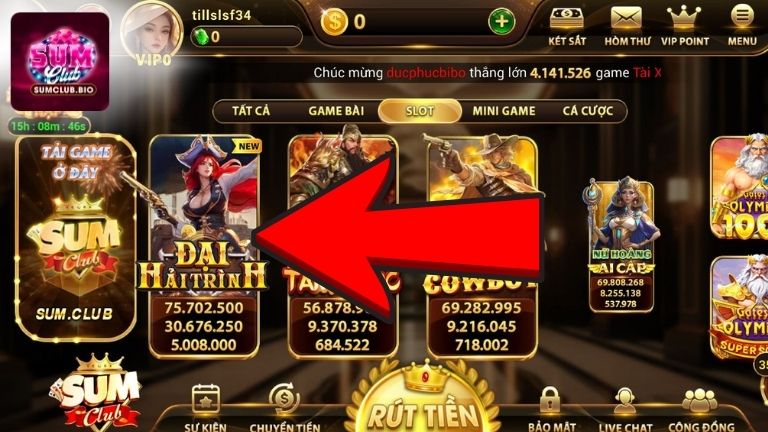 Hướng dẫn cách chơi Đại Hải Trình tại Sum Club