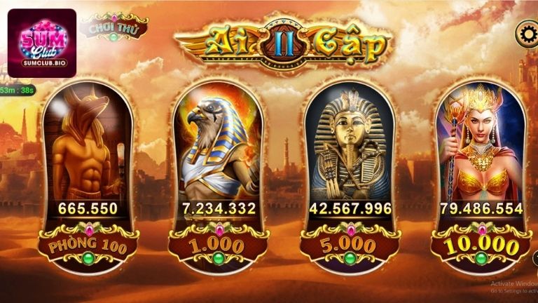 Hướng dẫn cách chơi Nữ Hoàng Ai Cập tại SumClub