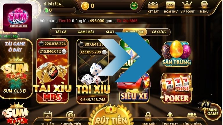Hướng dẫn tân binh tham gia Mini game Săn Trứng tại SumClub