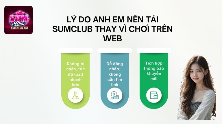 Lý do anh em nên tải SumClub thay vì chơi trên web