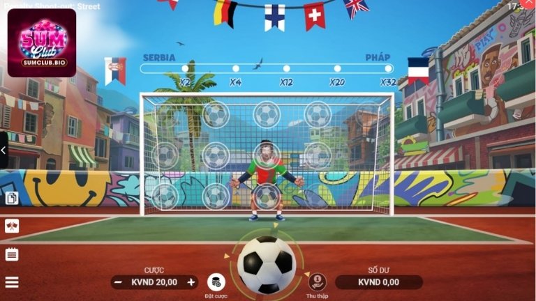 Mẹo chơi Penalty Shoot-Out Street hiệu quả tại SumClub