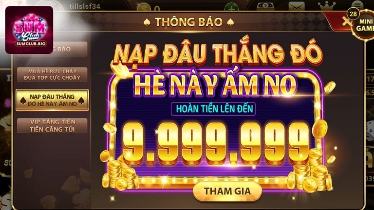 Nạp đầu tháng – Hè này ấm no