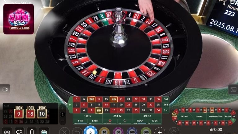Roulette SumClub – vòng quay may mắn, kiếm thưởng liền tay