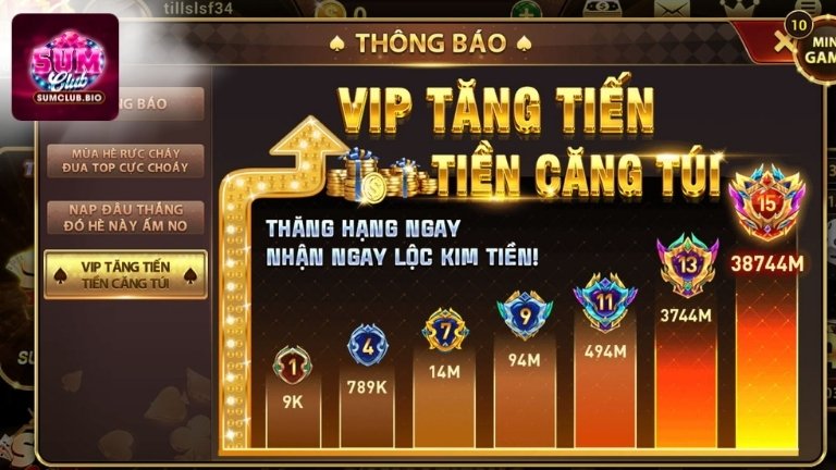 Thăng hạng ngay, nhận lộc kim tiền – Tiền căng túi không còn là giấc mơ!